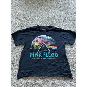 Pink Floyd Womens Black The Dark side of the moon Band Tee Size Small